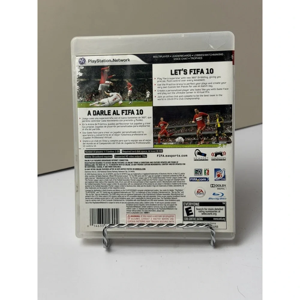 FIFA Soccer 10 (Sony PlayStation 3, 2009) CIB Complete TESTED & Working